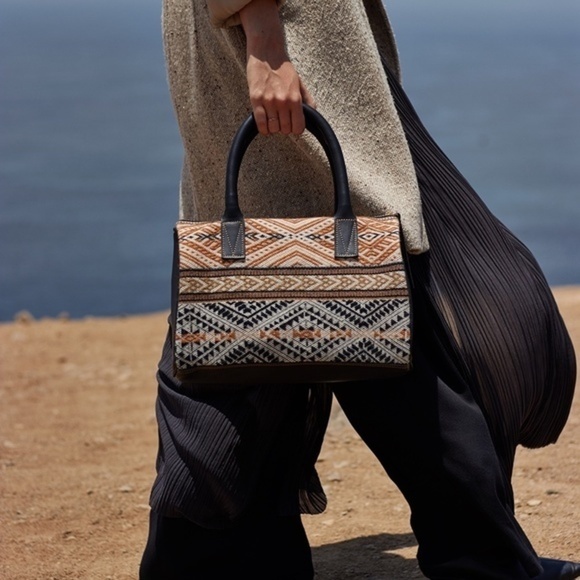 Anthropologie Siblings Army Carillo Bag - Picture 3 of 10